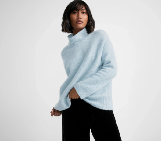 Cashmere Silk Bliss Turtleneck Sweater