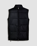 Quilted Vest with Stow-Away Hood