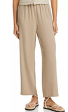 Georgette Straight Ankle Silk Pant