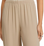 Georgette Straight Ankle Silk Pant
