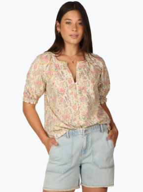 Lilly Vintage Floral Blouse