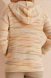Space Dye Hood Sweater