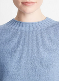 Plush Italian Silk Crew Neck Sweater