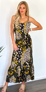 Printed Challiis Maxi Dress