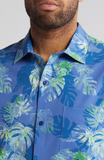Bahama Coast Marina Fronds Short Sleeve Button-Up Shirt