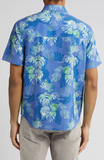 Bahama Coast Marina Fronds Short Sleeve Button-Up Shirt