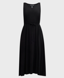 Fine Jersey Scoop Neck Racerback Dress w/ Drawstrings