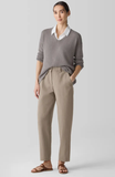 Organic Cotton Tapered Ankle Pants