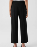 Stretch Jersey Knit High Waisted Wide Full Length Pant