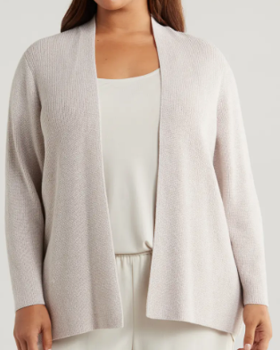 Peruvian Organic Cotton Crepe Cardigan