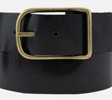 Sona Wide Leather Belt