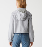 Mason Hooded Crop Terry Jacket