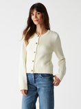 Willa Tape Yarn Crew Cardigan