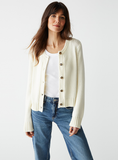 Willa Tape Yarn Crew Cardigan