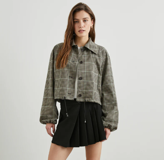 North Plaid Short Jacket