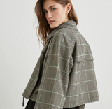 North Plaid Short Jacket