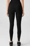 Stretch Jersey Knit High Waisted Ankle Legging