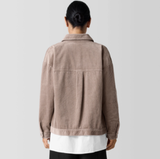 Organic Cotton Corduroy Classic Collar Jacket