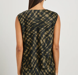 Lilly Print Drape Neck Tank