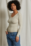 Whitney Sweater Rib L/S U Neck