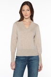 Cashmere Crystal Vneck