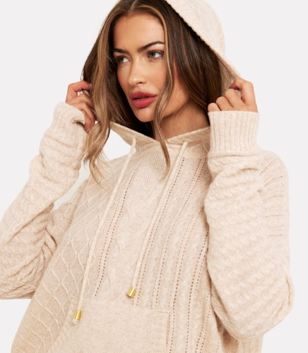 Luxe Cable Hoodie