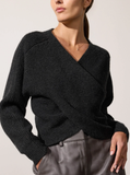 Hughes Wrap Front Sweater