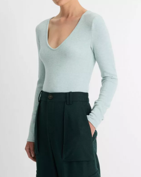 Cozy Long Sleeve V-neck Top