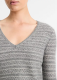 Fair Isle Cashmere V-Neck Sweater