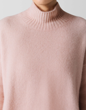 Cashmere Silk Boucle Bliss Turtleneck Box Top