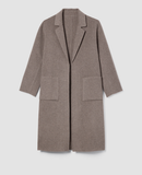 Doubleface Wool Cloud Calf Length Blazer Coat