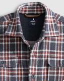 Jimmy Knit Flannel Shirt Jacket