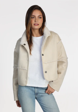 Lux Sherpa Casey Crop Jacket