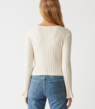 Valerie London Rib Bell Sleeve Top