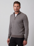 Pure Cashmere 1/4 Zip Mock