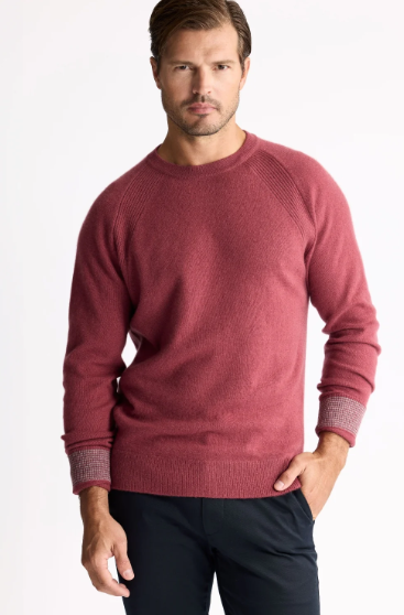 Pure Cashmere Raglan Crew