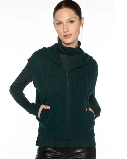 Cashmere Hoodie Vest