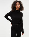 Janine Ultra Rib Mock Neck