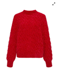 Cable Mock Neck Sweater