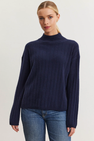 Cashmere Mock Neck