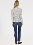 Stripe Long Sleeve Modern Tee