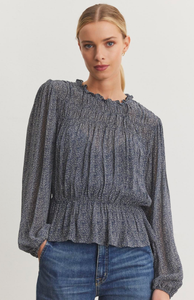 Bren Terrace Print Top