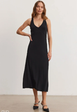 Hayes Matte Jersey V-Neck Dress