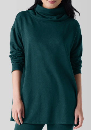 Drapy Funnel Neck Top