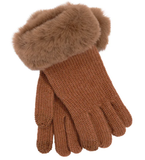 Wool/Cashmere Honeycomb Gloves