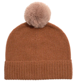 Wool/Cashmere Honeycomb Beanie