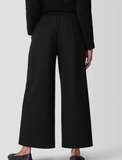 Lightweight Ponte Wide Ankle Pant