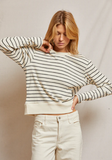 Stef Rib Striped L/S Boxy Tee