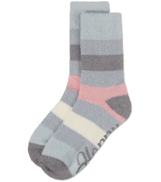 Wide Stripe Spa Socks