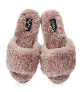 Jacqueline Plush Hard Bottom Slipper